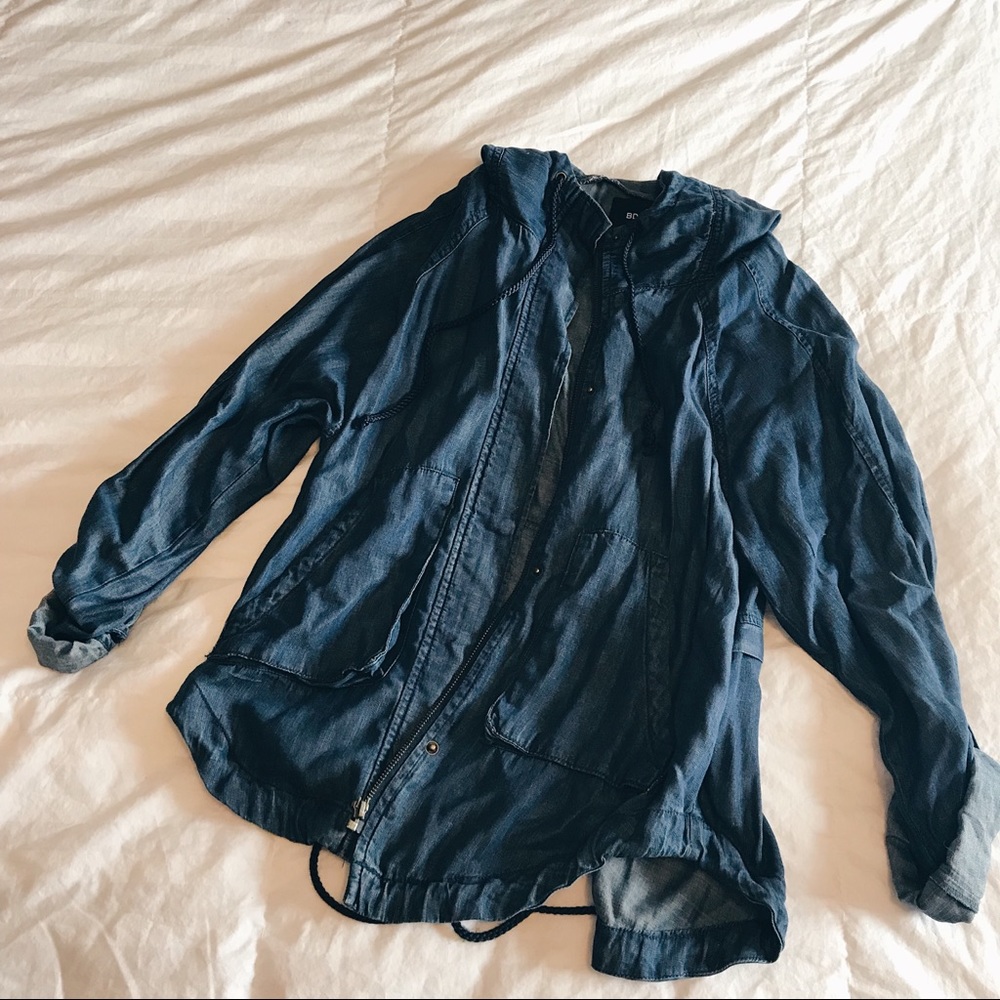 Lightweight Flowy Jean Jacket